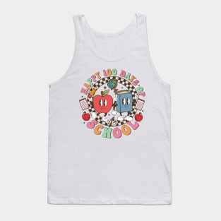 Happy 100 Days Of School, Funny 100 Days Of School, 100th Day Teacher Life, Book Lovers Tank Top